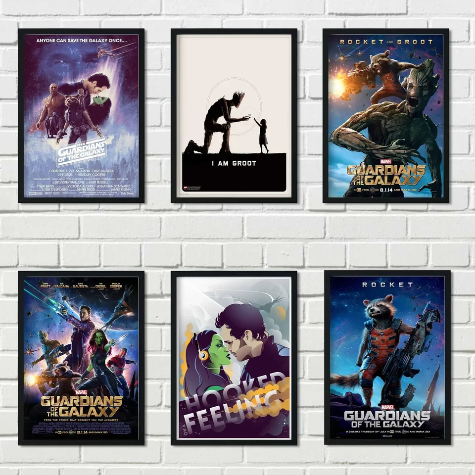 Disney superhrdina kapitán American Film Film Wall Art Decoration HD Plaght Canvas Painting Detská izba Art maľba
