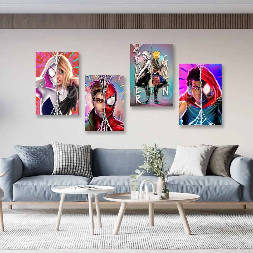 Disney superhrdina Spiderman Art plagát superhrdina plátno nástenná maľba