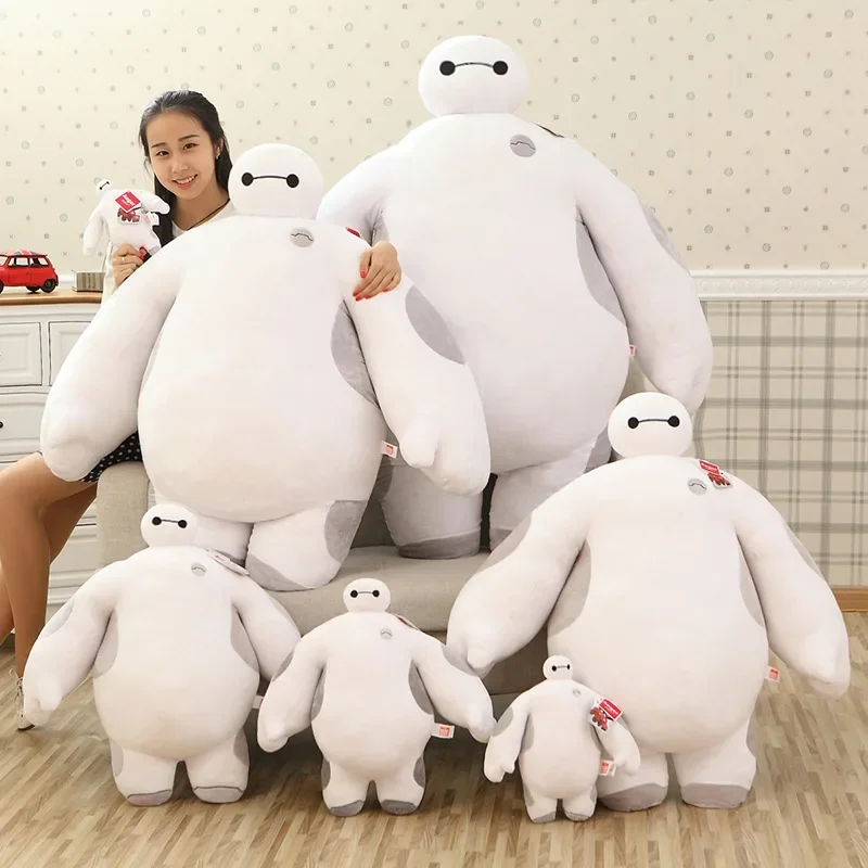 [Disney] Veľká veľkosť 150 cm Big Hero 6 Super Big Mascot Baymax Plys Hray Hray Soft Cotton Doll Model iba kryt (bez náplní) so zipsom