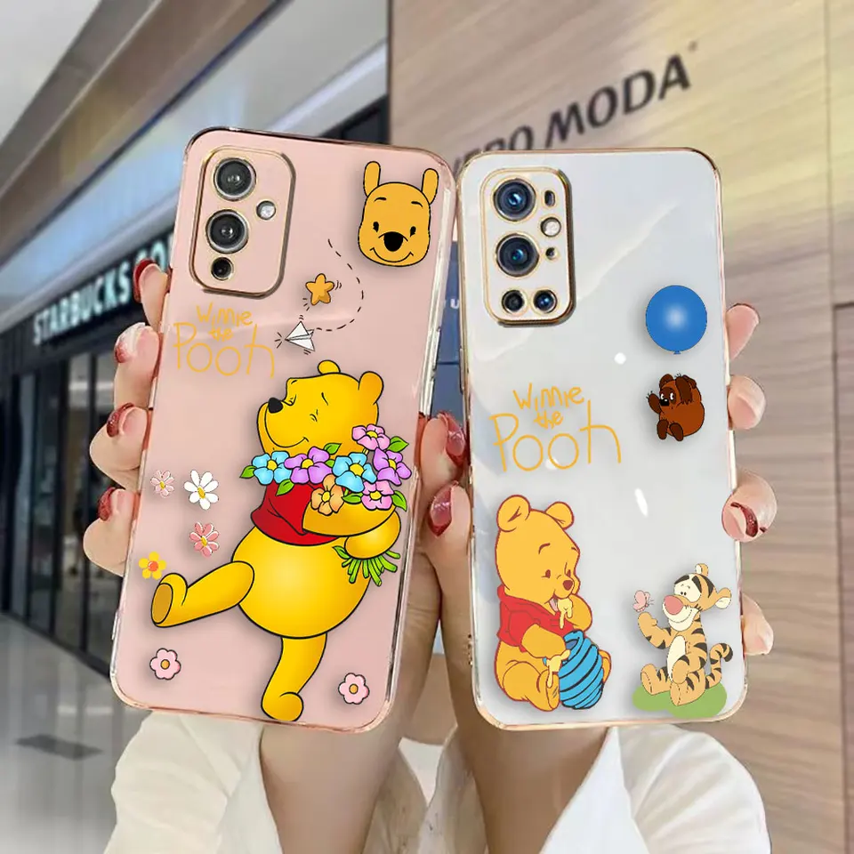 Disney Winnie the Pooh Honeypot Cover Smooth E-TPU Puzdro na telefón OnePlus 8t 9 Nord CE 2 3 Moto G9 G22 G30 G50 G52 G60 G Stylus Case Case
