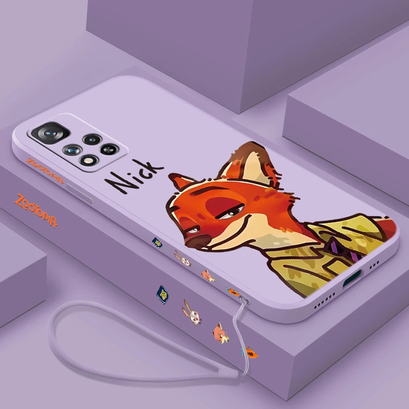 Disney Zootopia páry pre Xiaomi Redmi Poznámka 13 12 11T 11S 11E 10S 10T 10 9S 9T 8 Pro Plus Lite Liquid Left Land Telefón puzdro