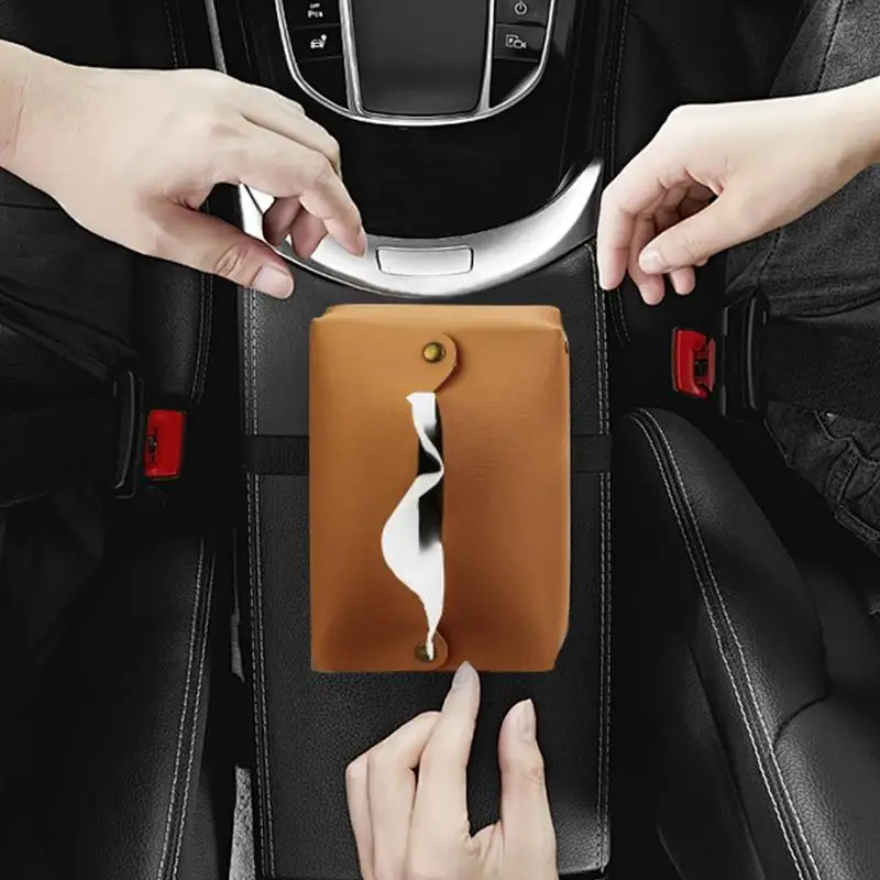 Dispenzér automobilového tkaniva Dekoratívne tkanivové skrinky Držiak na autá organizátor chrbta zadku