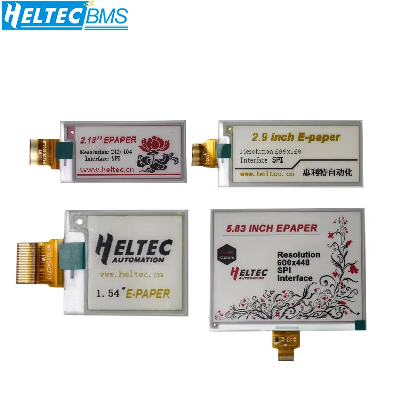 Displej E-IND 1,54 2.13 2.6 2.7 2.90 4.2 5,83 7,5 palca SPI Rozhranie rezervované 0,5 x 6 FFC Socket Použitie pre Arduino a STM32 (keil)