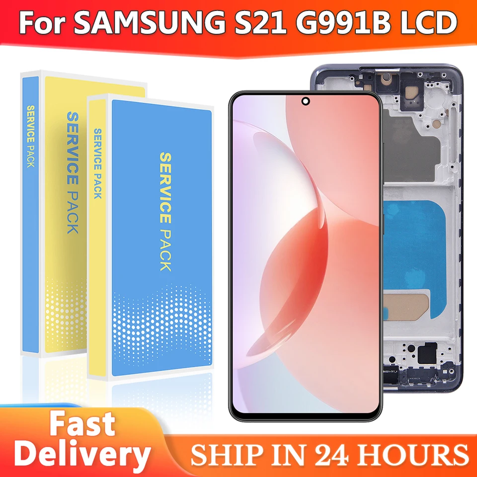 Displej TFT pre Samsung S21 5G SM-G991B G991B/DS G991U LCD DISPLEY DISPITION DIGITÁRU Zostava S21