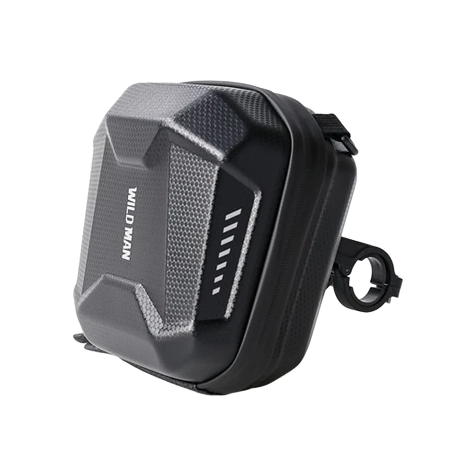 Divoký muž MTB Runda Taška Multifunkčný bicykel tvrdý škrupinový puzdro Veľká kapacita reflexný vzor predného kufra Pannier Pack