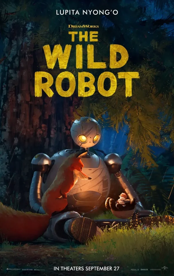 Divoký robot film Tlač Art Canvas Plagát pre obývaciu izbu dekorácia domáci stena dekoráciu obrázok