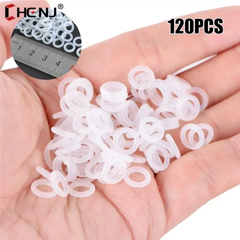 DIY 120ks gumový o krúžkový spínač tlmiče bieleho tlmiča pre mechanickú klávesnicu čerešňu MX prepínač Klávesnice Keycap tlmiče