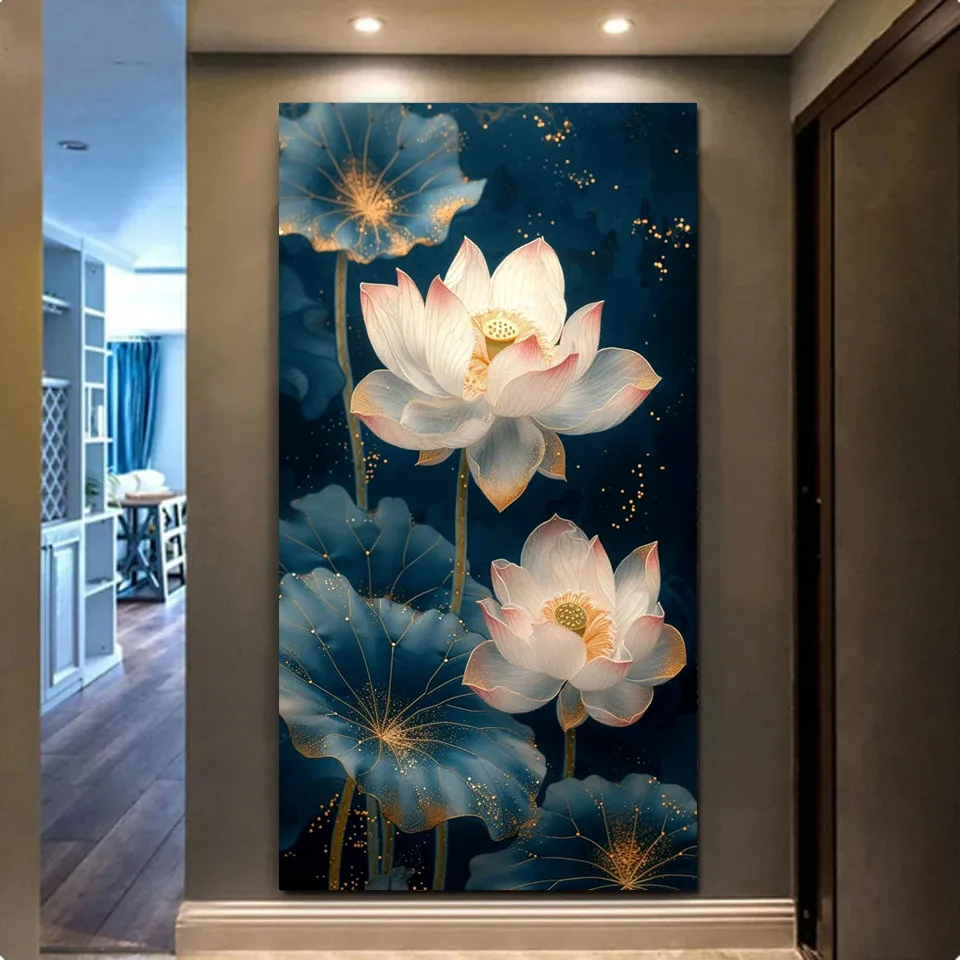 DIY 5D Diamond Painting 2024 krížový steh veľké kvety Nová kolekcia MOSAIC LOTUS PREDAJ PRÁVA PRÁVA DOM