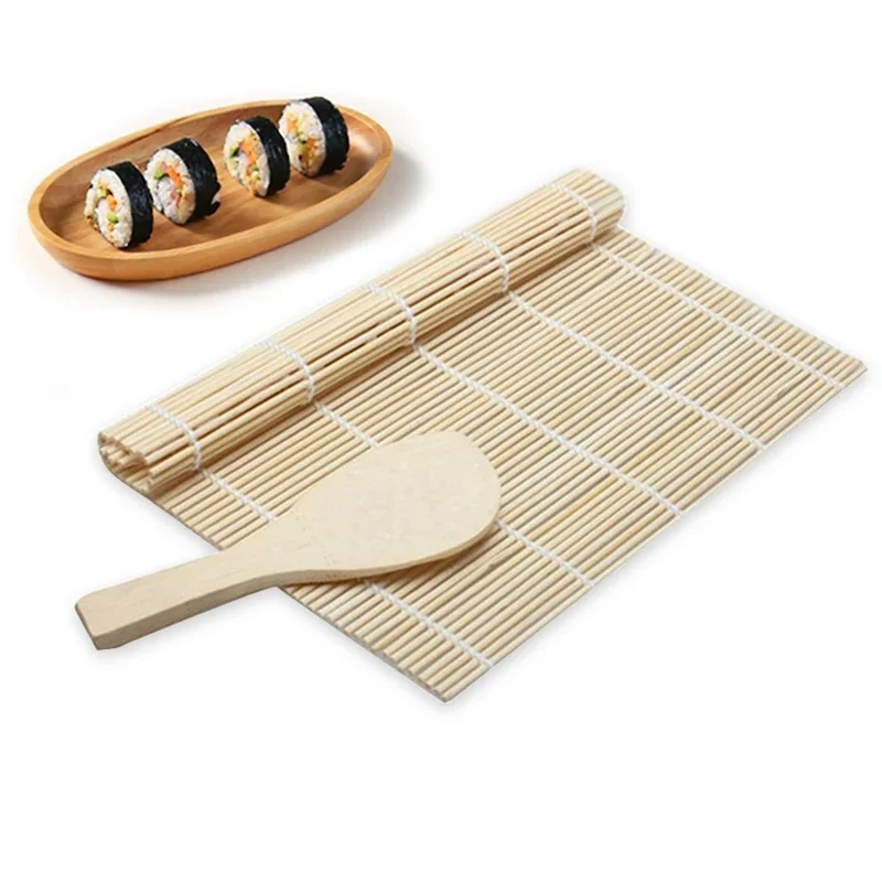 DIY bambusové sushi výrobca Rolling Mat Sushi Tools Ryžové valčeky kuchynský gadget ručný výrobca jedlá ryža