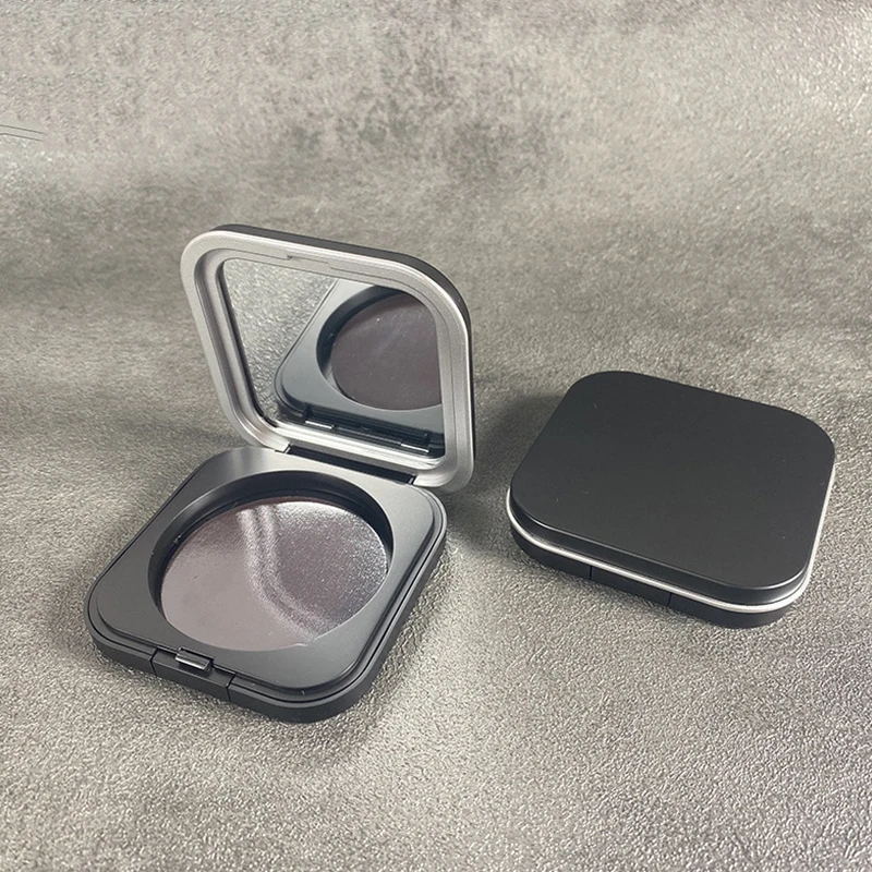 DIY Blush Box s zrkadlom nadácie prenosná matná čierna prázdna magnetická kozmetika Paleta s vysokým svetlom práškového prášku