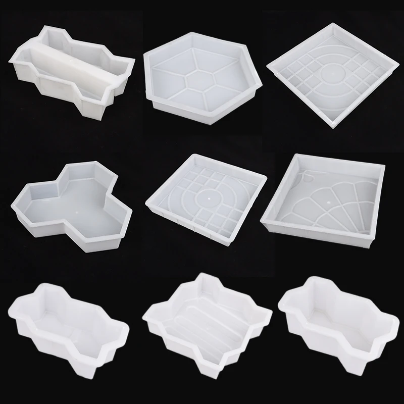 DIY Cesta Maker Plastová tehlová forma dlažba chodníky pre chodník Maker stredný tvar otvoru Záhradná cesta betón