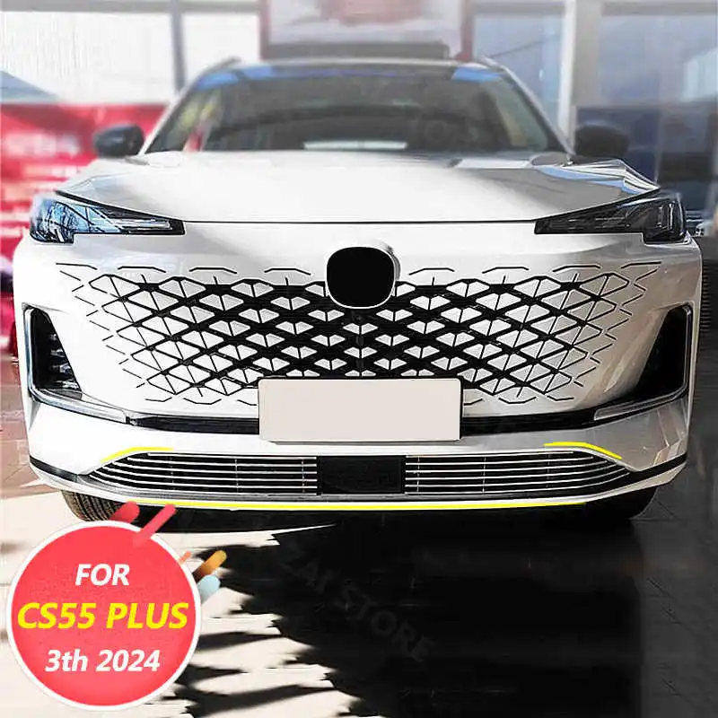 DIY Dekoratívny prúžok pre mriežku pod externým dekoráciou vozidla pre Changan CS55 plus 3. 2024