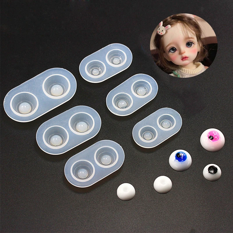 DIY Doll Eyes Silikónové zrkadlo v tvare krištáľové UV Epoxidové živice Casting formy výrobky šperkov výroby ručne vyrábané remeslá