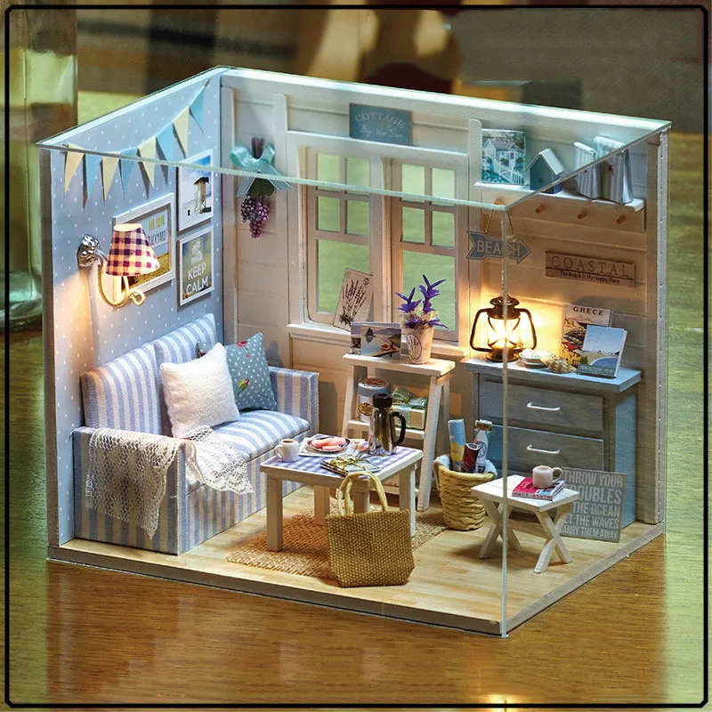 DIY Dollouse Kit DIY Housedollhouse Miniatúrny nábytok