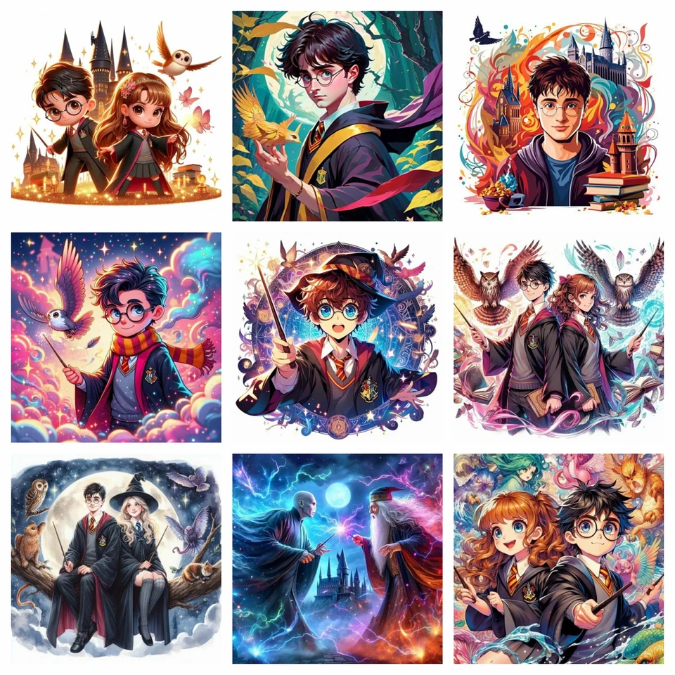 DIY Harry Potter Diamond Art Maľba súprav