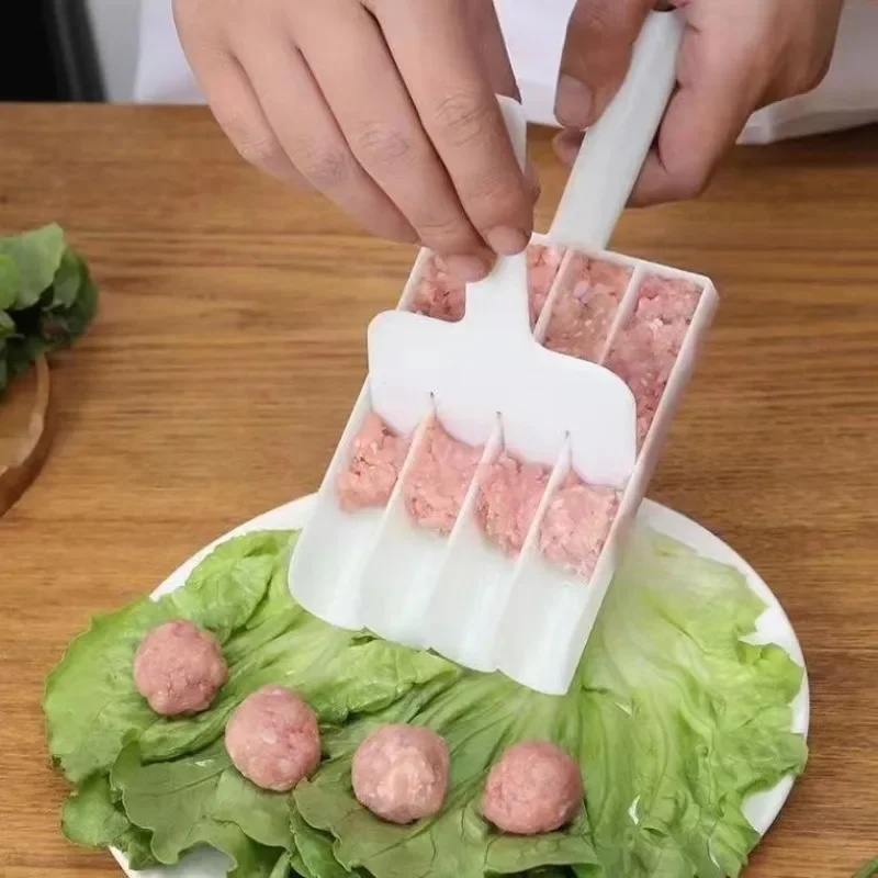 DIY Maruko Artefakt Domácnosť Maruko Kuchyňa stlačte ryby tlak na guľový tlak na guľaté náradie Kroketa kopanie krevety klzké klzké