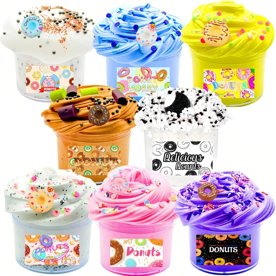DIY masívne maslo slime súprava Sladka nepresný voňavý sliz pre dievčatá Boys Party uprednostňuje narodeniny darček pre stres hračku pre dieťa