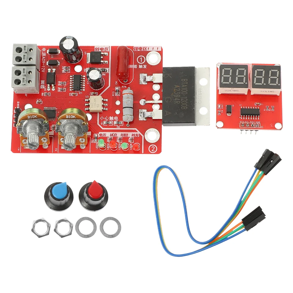 DIY ovládač dosky Spot Welder PCB obvod zváracie zariadenie nastaviteľný parameter čas elektronický
