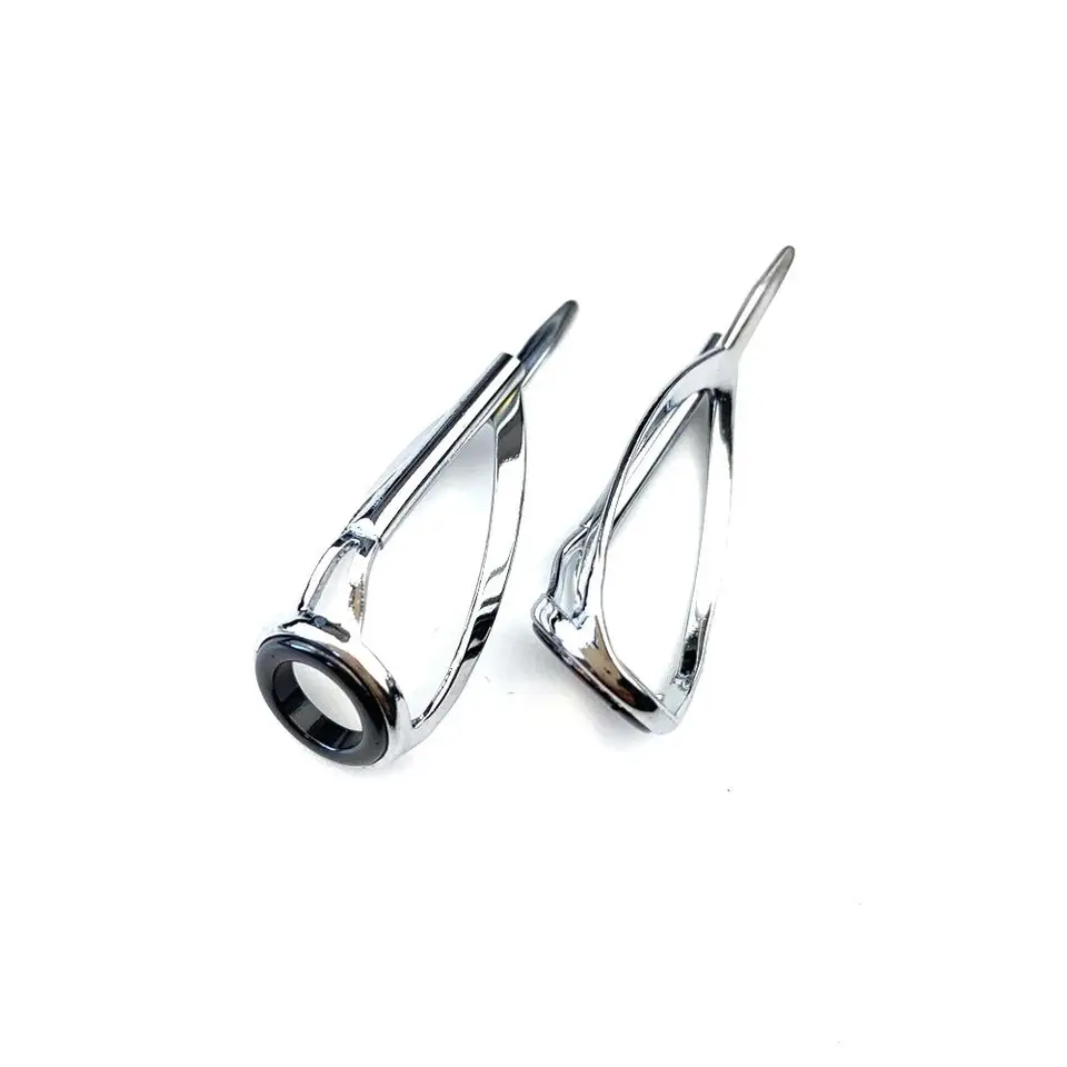 DIY príslušenstvo 1,8 mm - 3,6 mm strieborný rám Rybárske prúty Komponent Rybárska tyč Pólové vodiče horné oky Krúžky Oprava sic krúžkových špičiek