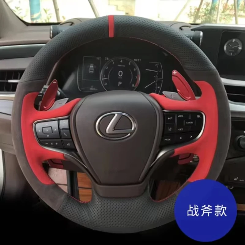 DIY ručne šité kožené semišové autá kryt volantu pre LEXUS RX300 ES300H NX200 UX260 2020 Modely
