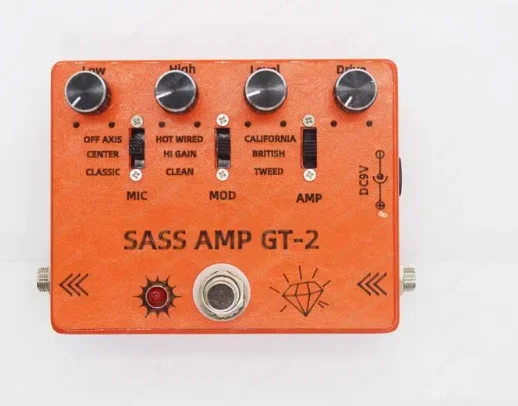 DIY ručný efekt výrobca sansamp gt-2 duplikát elektrickej gitarovej reproduktora simuluje skreslenie jednej dosky s obvodom