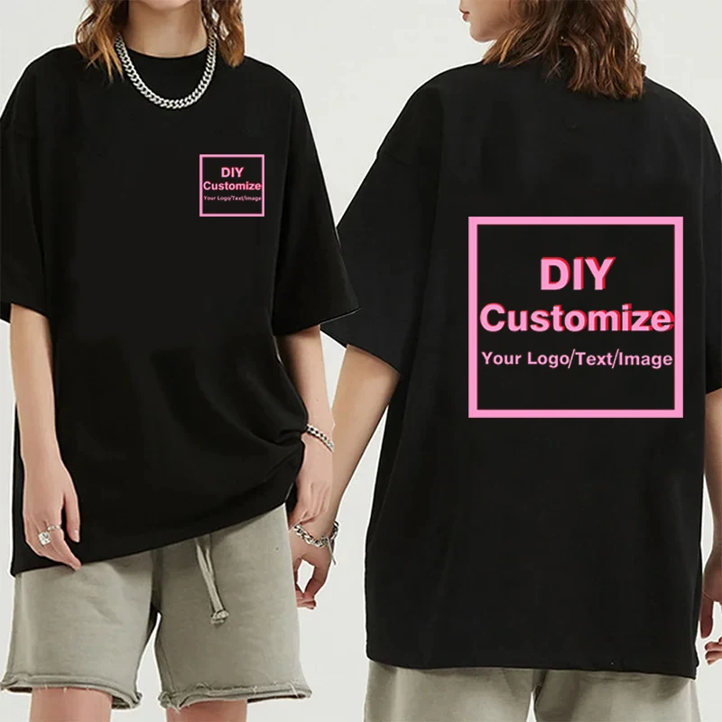 DIY Vlastné tričko módne módne dámske dámske pánske tričko Nadmerná pre domácich majstrov