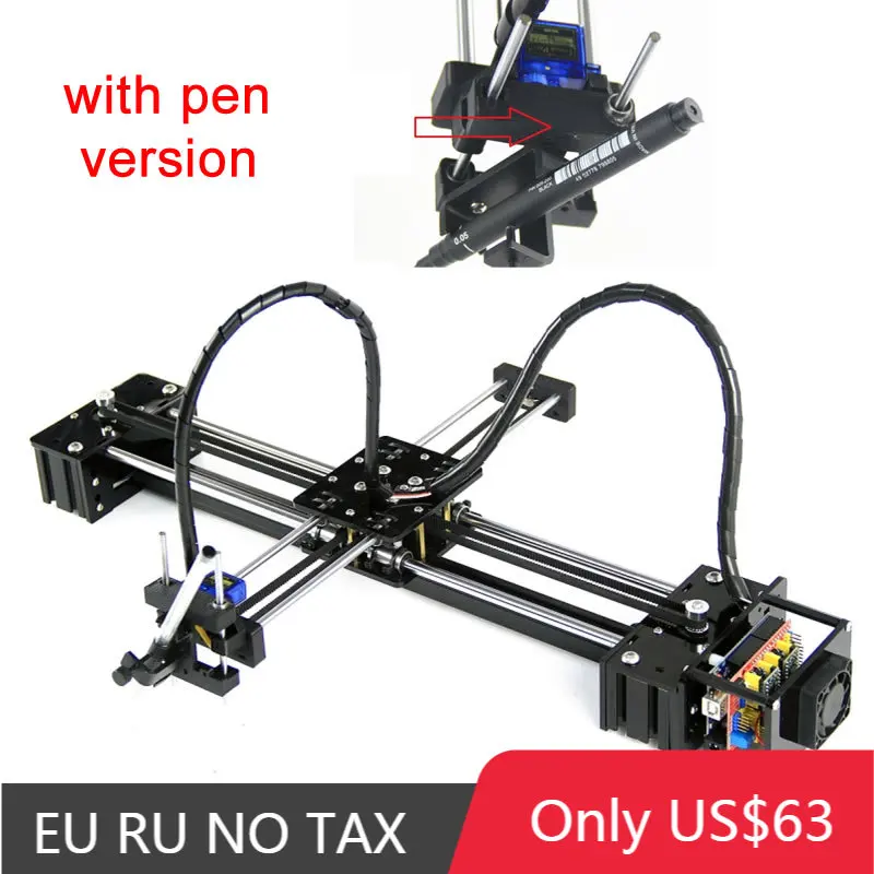 DIY XY Drawbot Pen CNC kreslenie Plotter Plotter High Pressing for Drawong Písanie