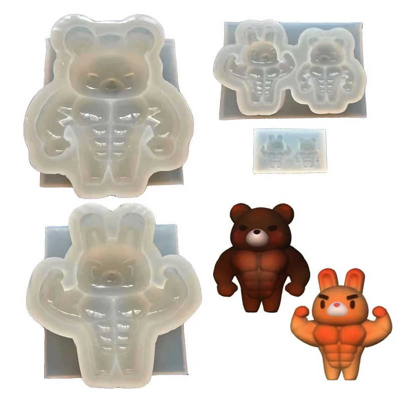 DIY živicia pleseň králičie silikónový koláč formy