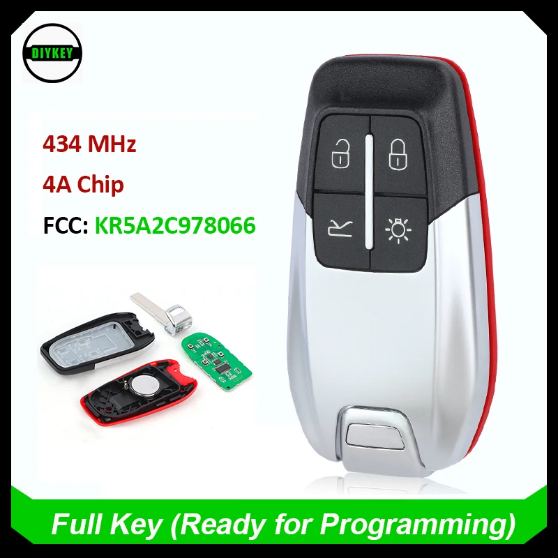 DIYKE KR5A2C978066 KLYTLESS SMART DISTOURY KEY FOB 434MHZ 4A Chip pre Ferrari 458 588 488GTB LAFERRARI 2014 2015 2016 2016 2017 -2020