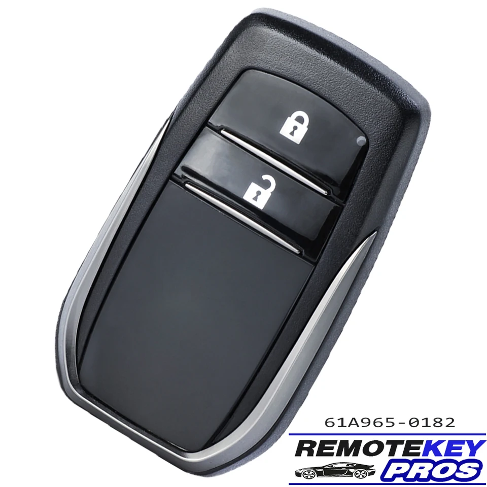 Diykey 61a965-0182 312/314.3 MHz/433MHz 8a Chip FOB Smart Remote Keyless Goy For For Toyota Hilux Innova Fortuner SW4