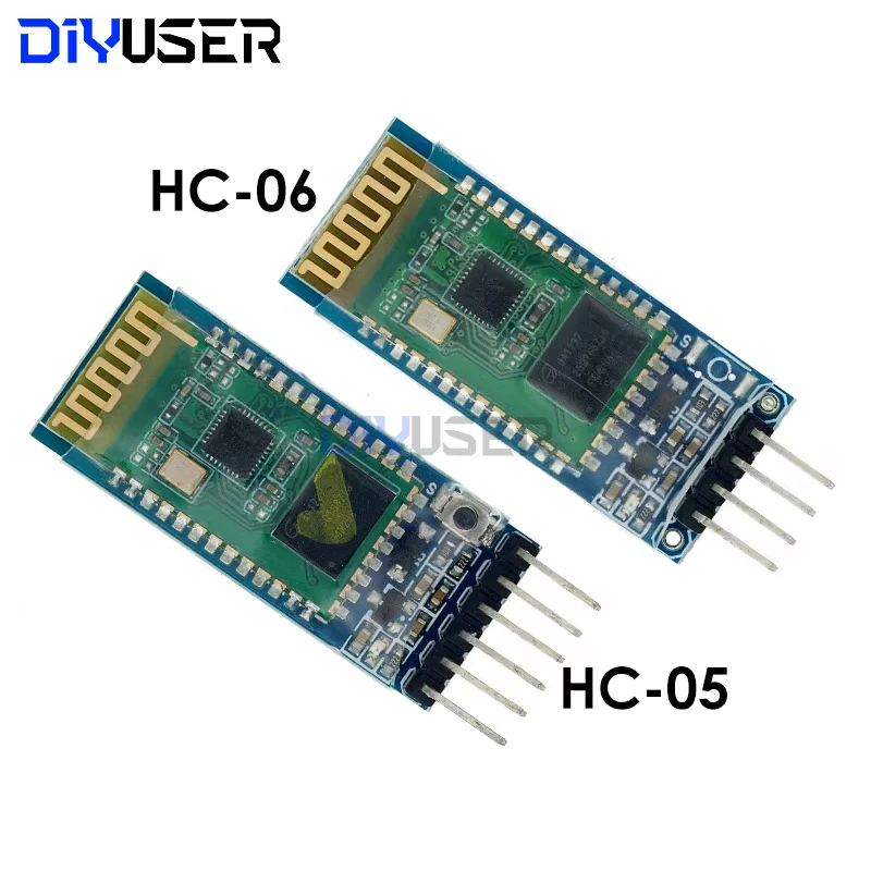 DIYUSER NOVÝ HC-05 HC 05 HC-06 HC 06 RF Wireless Bluetooth transceiver Slave Modul RS232 / TTL na UART Converter a Adapter