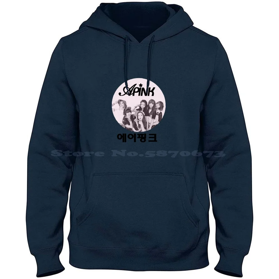 Dizajn Apink Kpop Circle 100% Pure Cotton Hoodie Tshirt Apink Kpop Kórejský pop psy Snsd Girls Generation 2NE1 Super Junior TVXQ