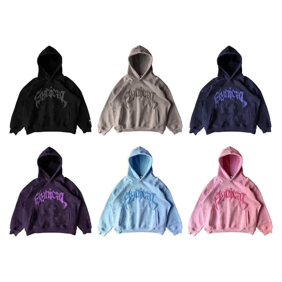 Dizajn módnej geometrickej tlače Multifalour Hoodie Y2K High Street Pop Hip Hop Hop Estetic Loose Mikina 2024