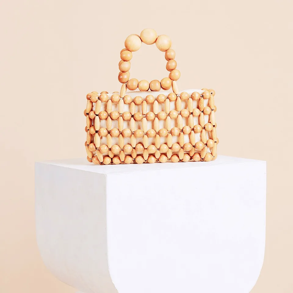 Dizajnérky Ženy bambusové kabelky Messenger tašky Vysoko kvalitné dámy Tote Clutch Bag Fashion Flema