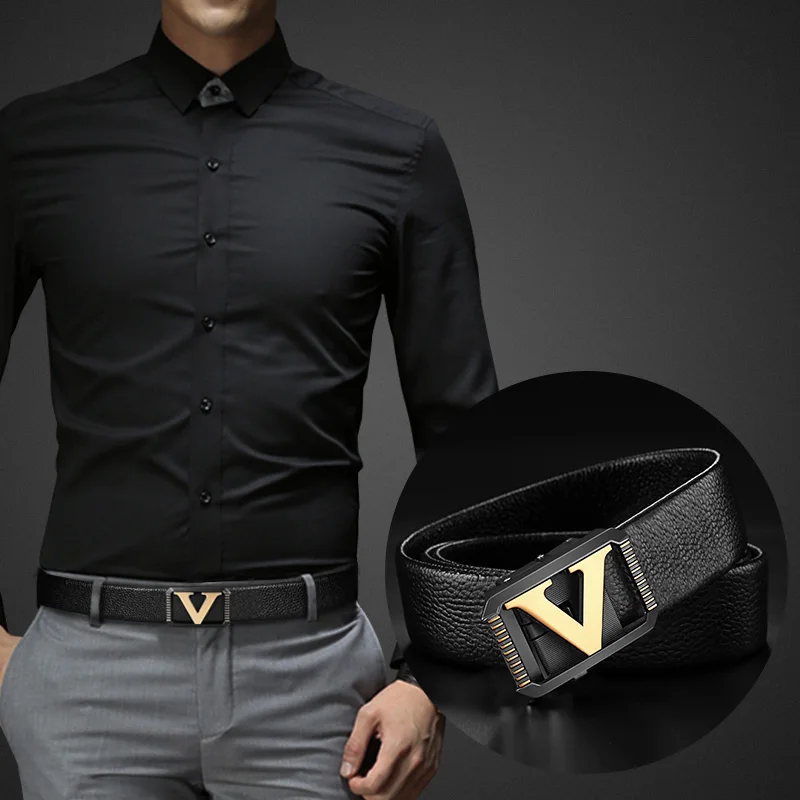 Dizajnérske pásy muži vysoko kvalitné módne v liste luxusná slávna značka Originálny kožený opasok Men Classic Exquisite Ceinture homme