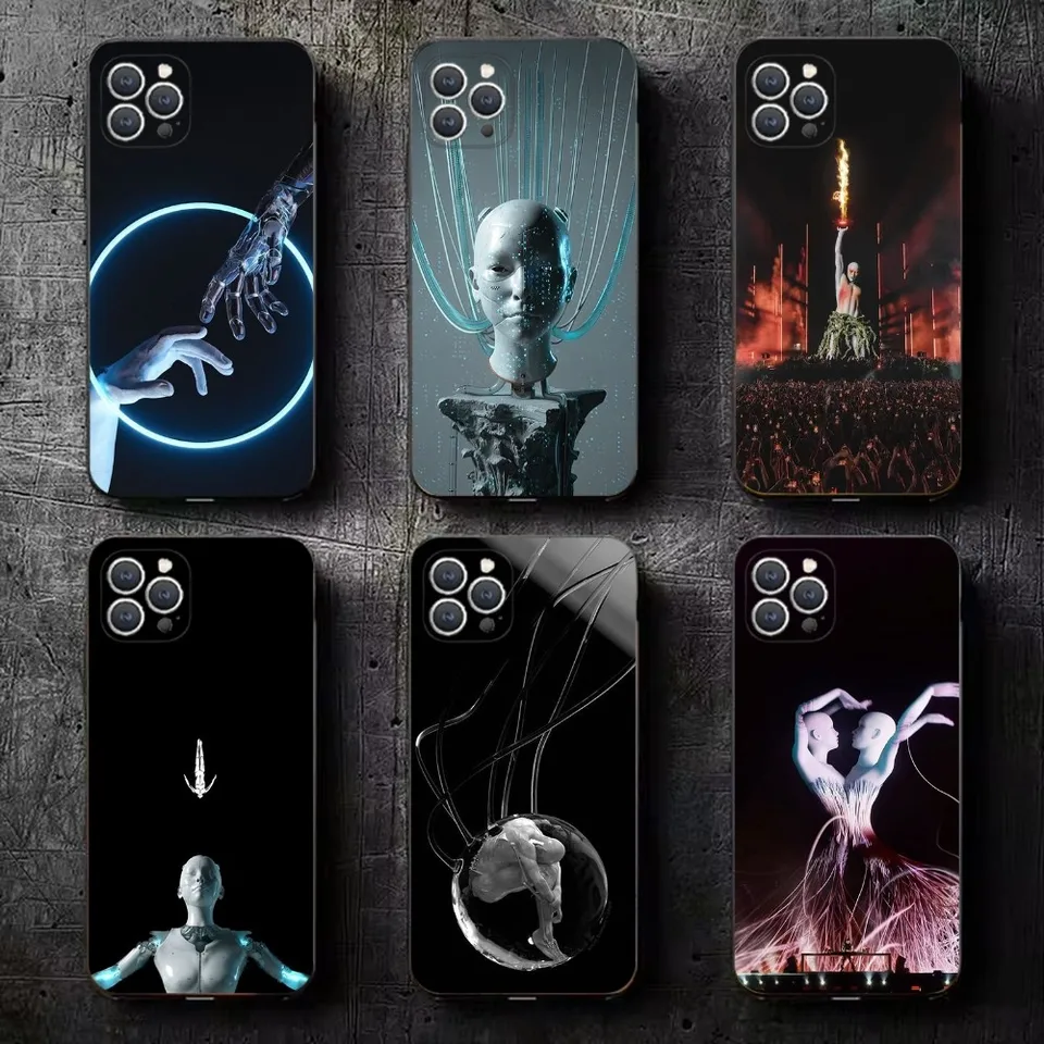 DJ A-Afterlife Anyma Panel Pase pre iPhone 15,14,13,12,11, plus, Pro Max, XS, X, XR, SE, MINI, 8,7 Soft Silikone Black Cover