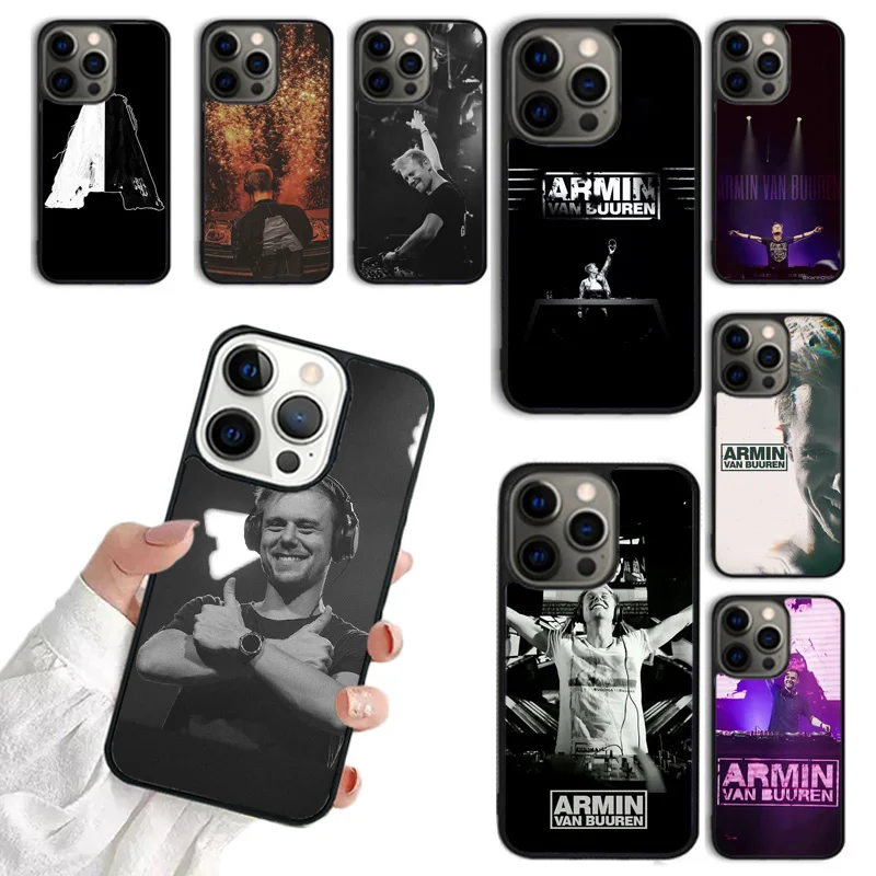 DJ Armin Van Buuren Puzdový kryt pre iPhone 16 15 14 plus xr xs pre Apple 16 11 12 13 Mini Pro Max Coque