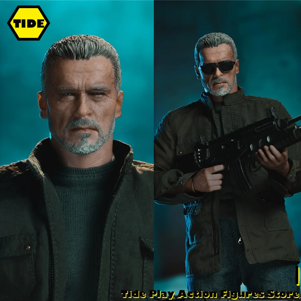 DJ-Custom NO-16004 1/6 Sci-Fi Classic Mužský vojak tvrdý muž Terminátor Starý vek T800 Arnold Full Set 12in Action na sklade