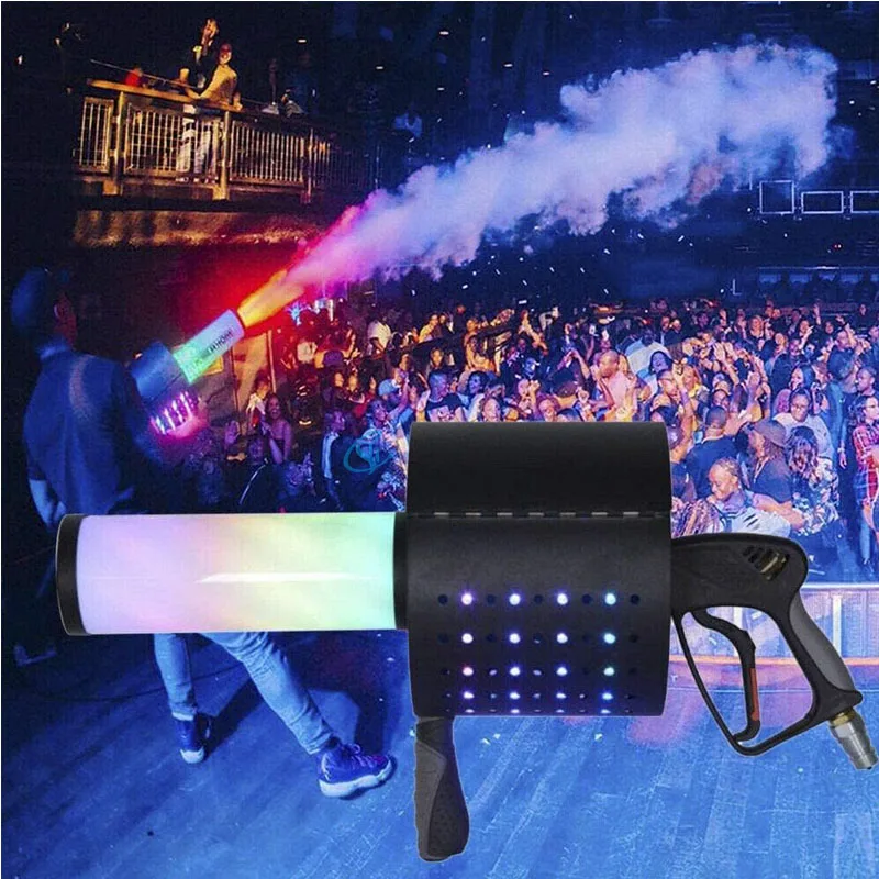 DJ Equipment 35W manipulovaný farebný papier CO2 Jet Machine LED 7 Farba CO2 Gun pre disco nočný klub
