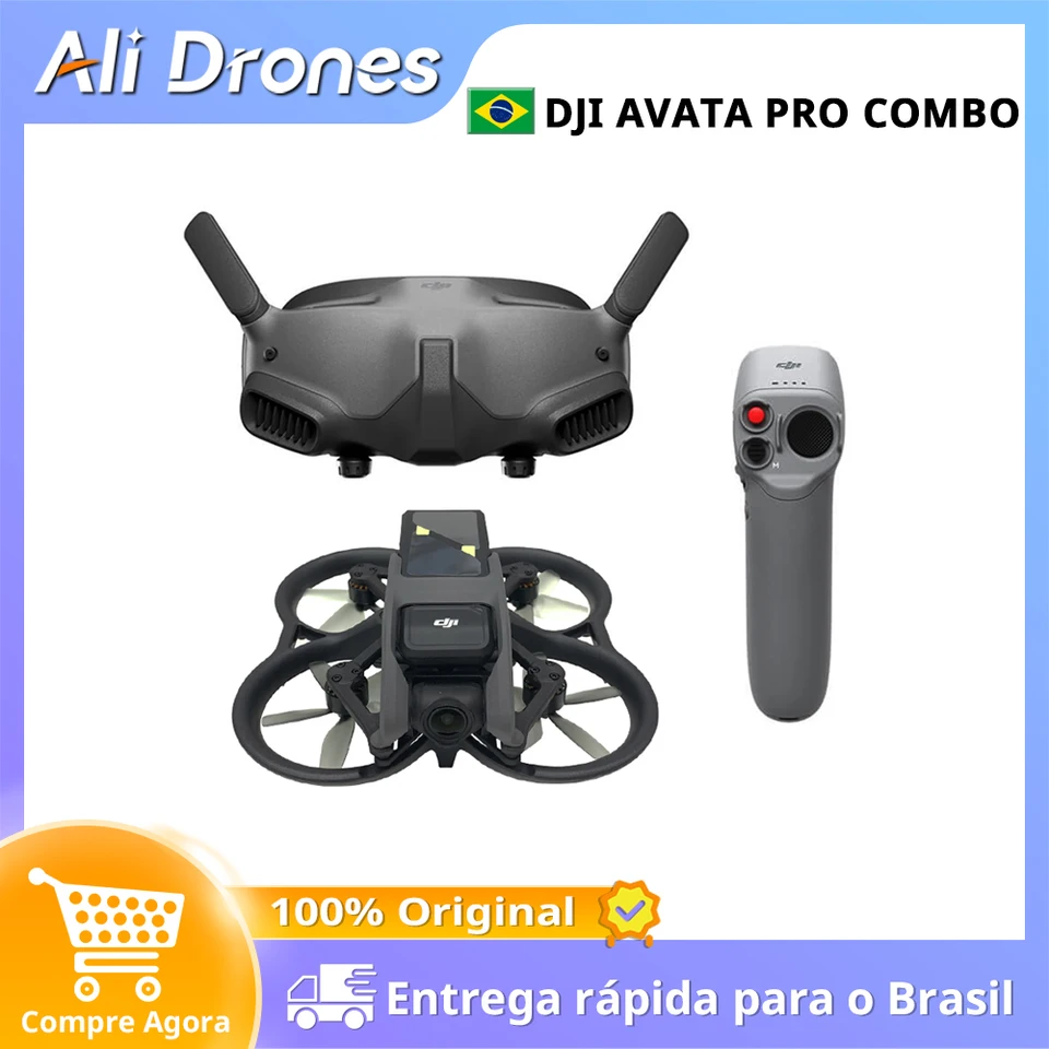 DJI Avata 4K/60FPS 155 ° Super široké FOV Videá 10 km 1080p Nízko-latencia prenos videa FPV Originál