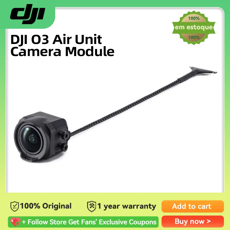 DJI O3 Air Unit Modul používaný s vzduchovou jednotkou DJI O3 na výmenu nového na sklade （Žiadny box）
