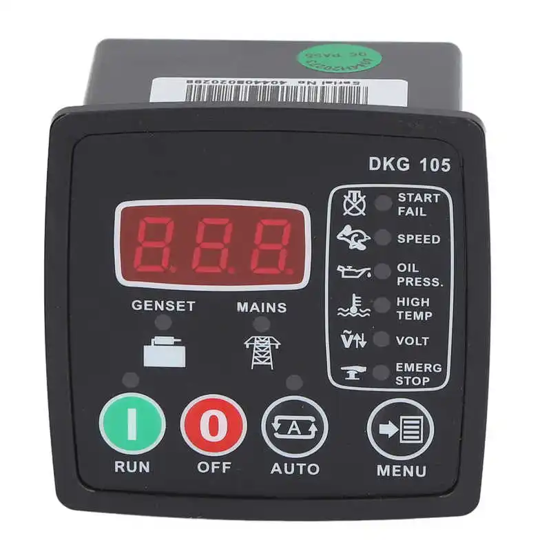 DKG105 Generátorový ovládač motora Automatické spustenie Stop Diesel Engine Control Modul Panel pre ovládač generátora benzínu dieselového benzínu