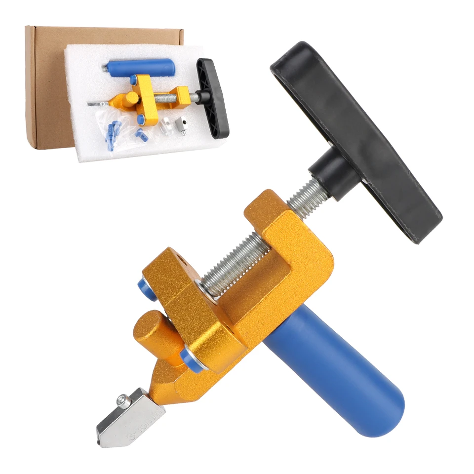 Dlaždice Breaker Knife Sklenené sklenené dlaždice na strihanie nástroja Ručné strihanie nástroja Doplnky nástrojov 2 v-1 Cutter Professional