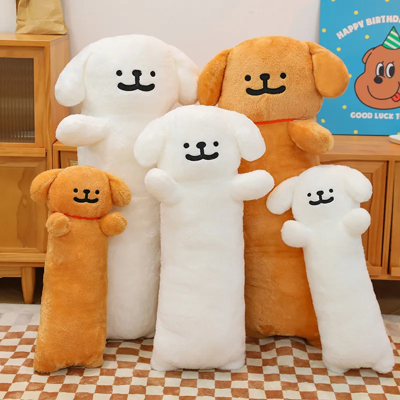 Dlhý pás Kawaii Line Dog Doll, vankúš, vankúš v štýle obeda v štýle INS, vankúš na spanie detskej nohy, detský pohodlný darček