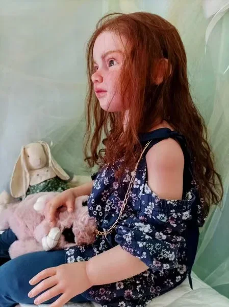 DLS Prispôsobené dodávky 43 palcov Reborn Baby Gabriella ručne zakorenené vlasy 2Version DIY Part Maľované súpravy