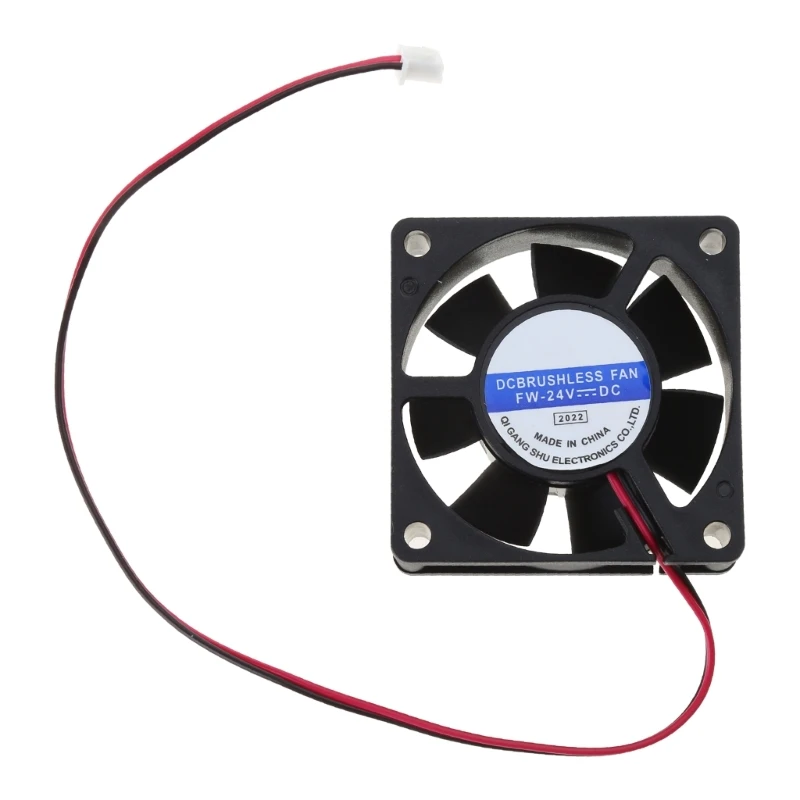 DN59 3D TLAČNÉ PRÍSLUŠENSTVO 6020 chladiaci ventilátor pre Voron Printer Bottom pre DC 24V Ruckve Loseless Brushless Fan 24V 11.8in Line