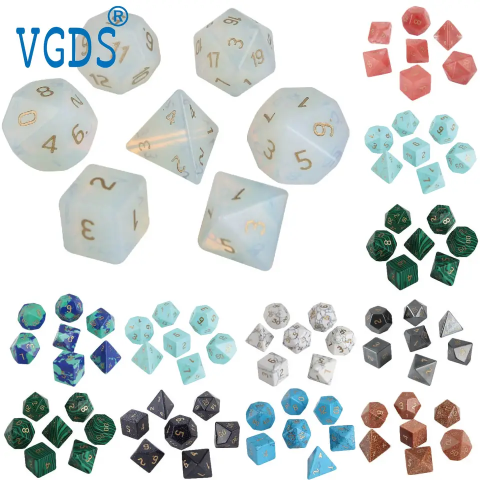 DND Synthesis DICE Synthesis Stone Dungeon a Dragon D&D Polyhedral DICE RPG D a D DICE SET ROLE HRA HRAJE D20 D12 D10 D10 D8 D6 D4