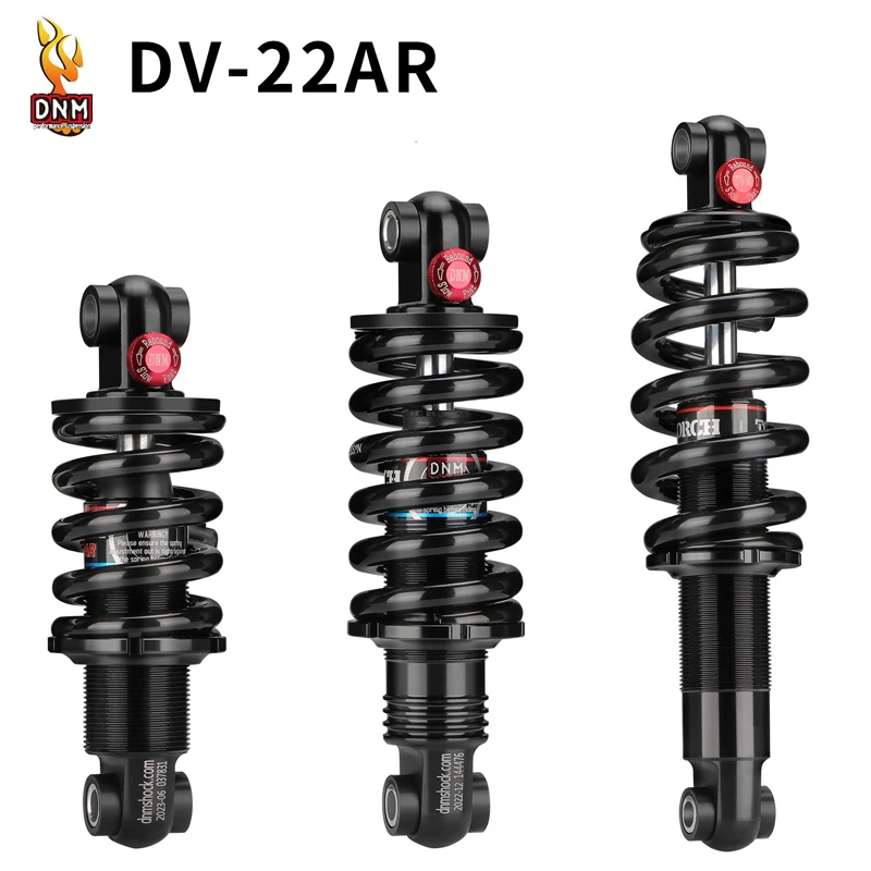 DNM DV22ar pružinové bicykle Hydraulic s úpravou tlmenia 125/150/90/2 200 mm pre zadný náraz horských bicyklov
