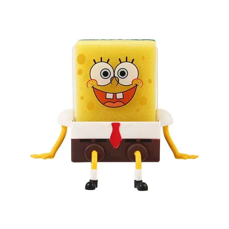 Dobré veci v kuchyni Kawaii SpongeBob Drainage Rack Rack Washing Cotton Strubová multifunkčná skladovacia nádrž na panvicu