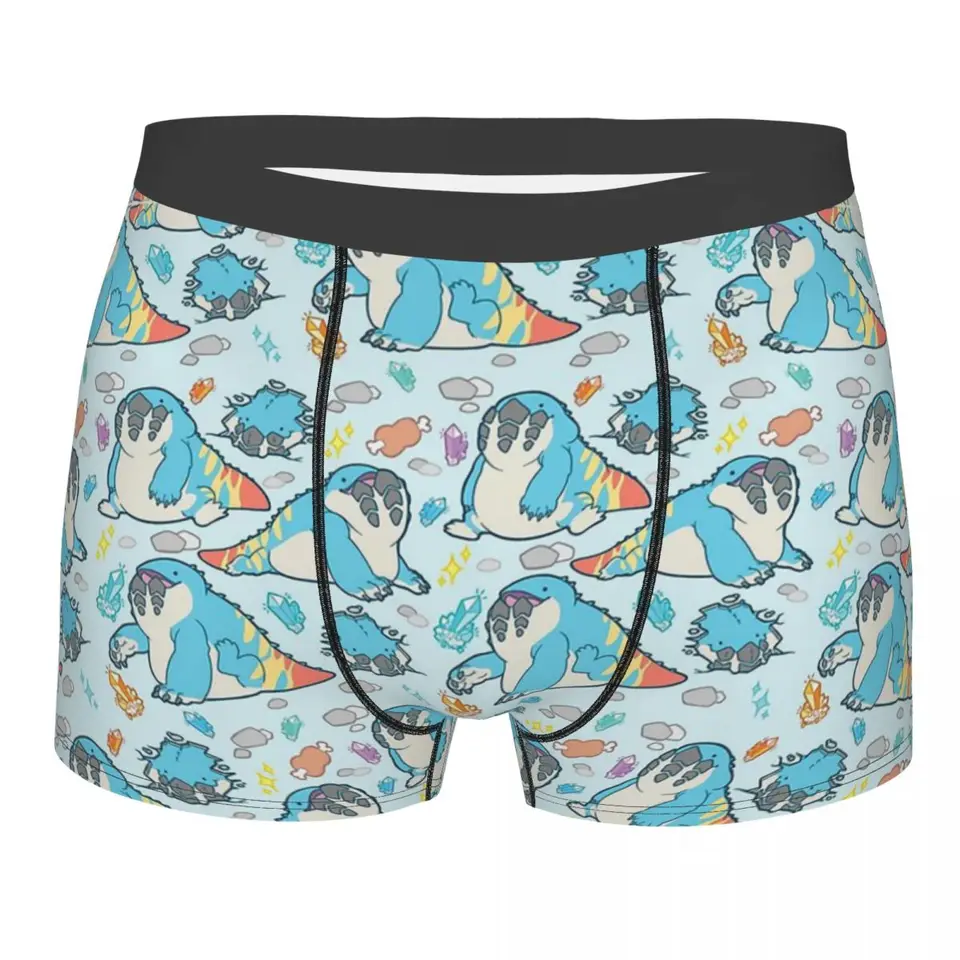 Dodogama Party Pattern Monster Hunter Game spodky spodky Breathbale nohavičky Pánske spodné prádlo Sexy Shorts Boxer Slifs